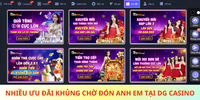 Sảnh Casino DG CASINO Có Thực Sự Hấp Dẫn Như Lời Đồn?